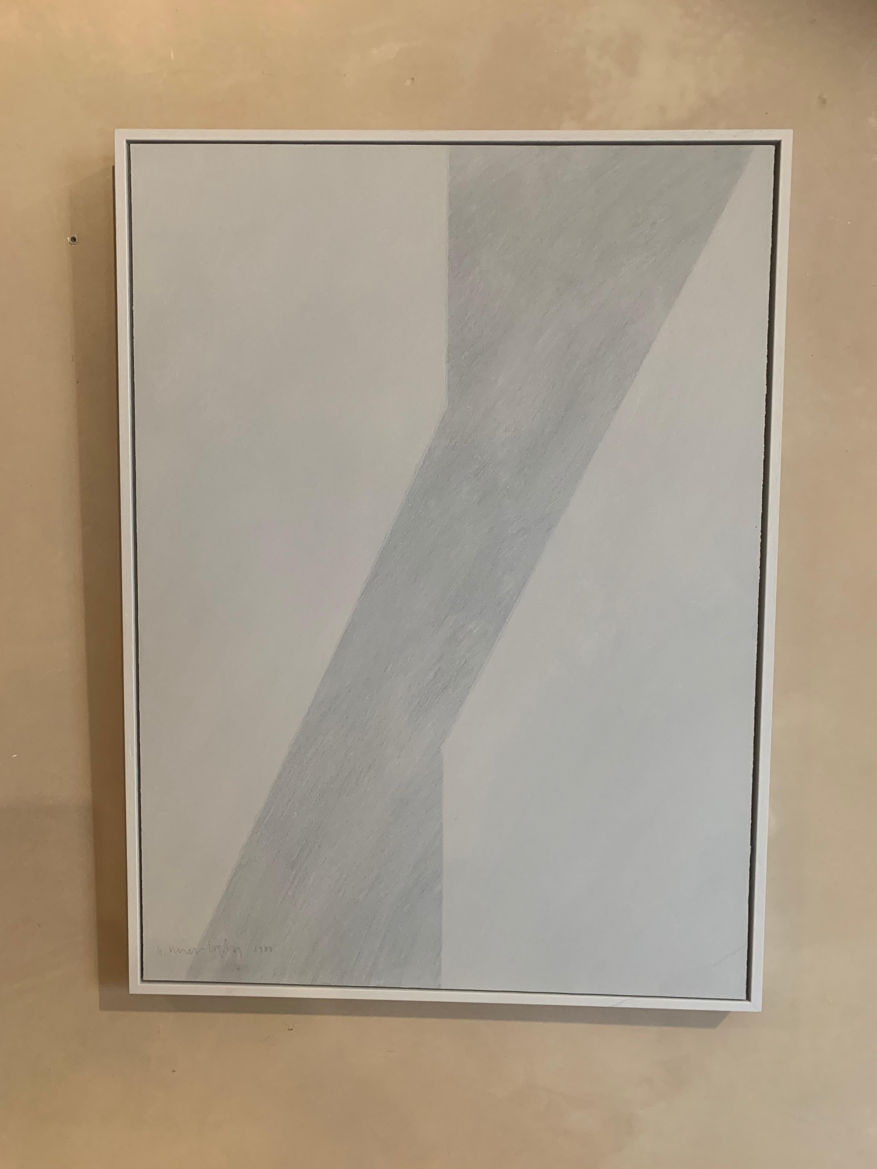 Paint Gilbert Swimberghe Oil on Canvas 'Grey' For Sale