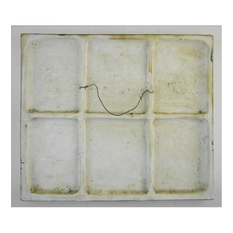 Gilbert Valentin, Les Archanges, Ceramic Wall Plaque, Vallauris, 1950s In Excellent Condition In Saint-Amans-des-Cots, FR
