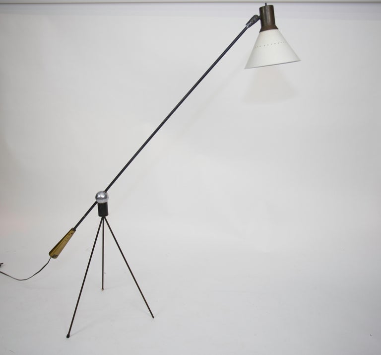 Gilbert Watrous Pivoting Floor Lamp For Sale at 1stDibs
