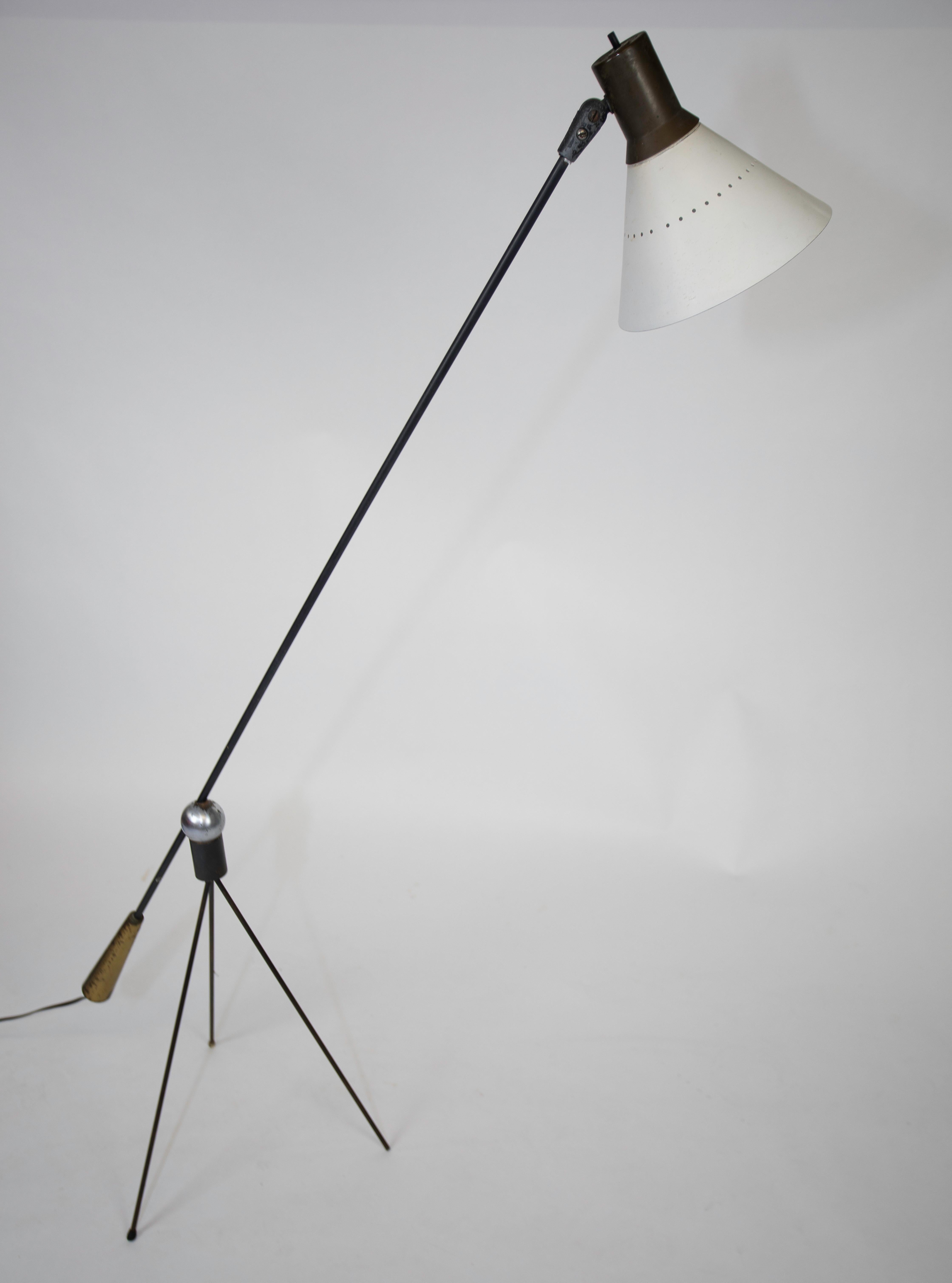 North American Gilbert Watrous Pivoting Floor Lamp For Sale