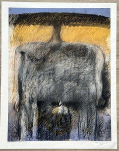 Vintage Untitled #48 (abstract standing Mexican figure)