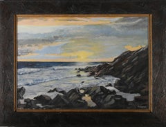 Gilbertson - 20th Century Oil, Seascape at Sunset