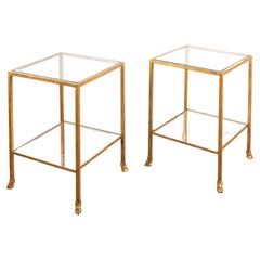 Gild Iron Living Room Set by Maison Ramsay, France, 1950