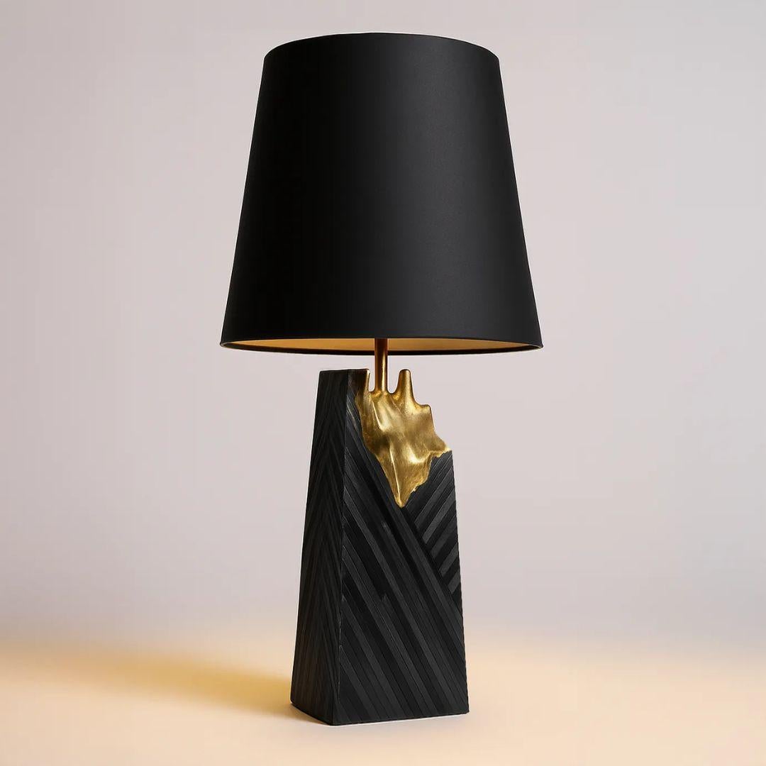 Portuguese Gild Table Lamp For Sale