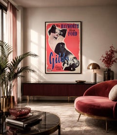 Gilda 1946 Swedish Film Poster, Eric Rohman