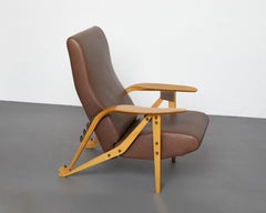 "Gilda" Carlo Mollino Armchair, Edited by Zanotta, Italy