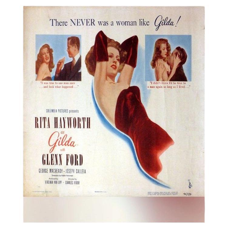 Gilda, Unframed Poster, 1946 For Sale