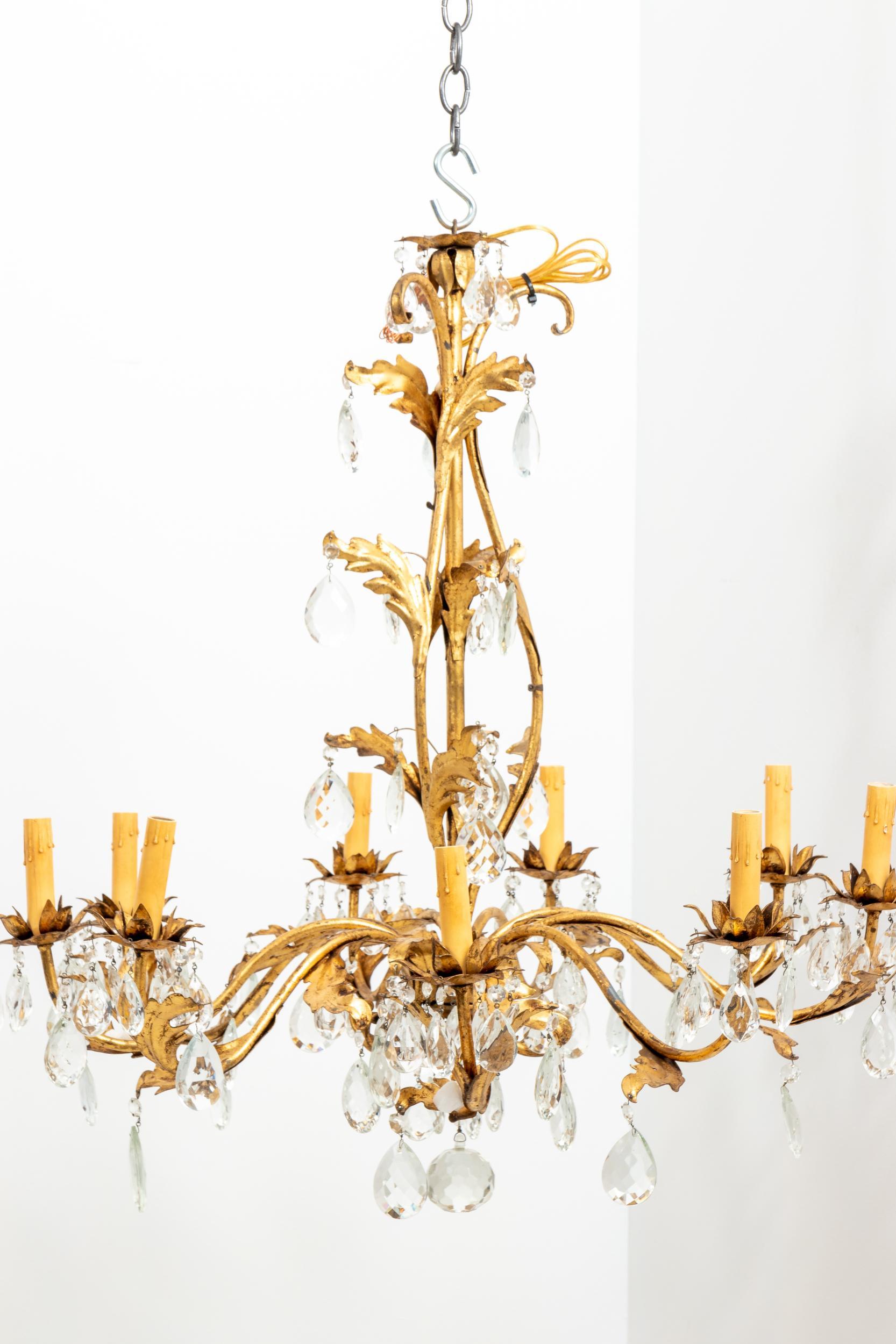 gilded age chandelier
