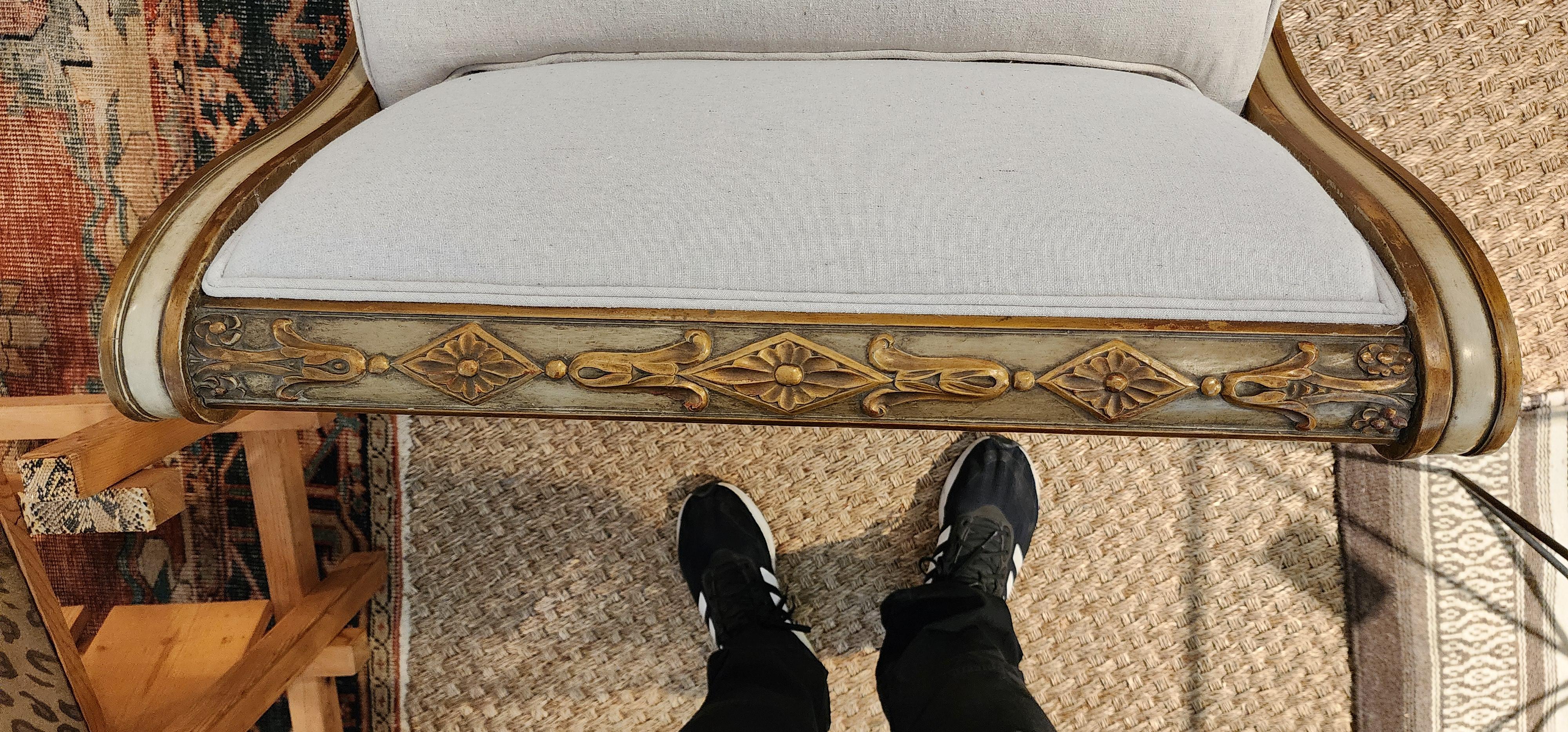 Gilded Age Highly Carved Chaise Lounge 3