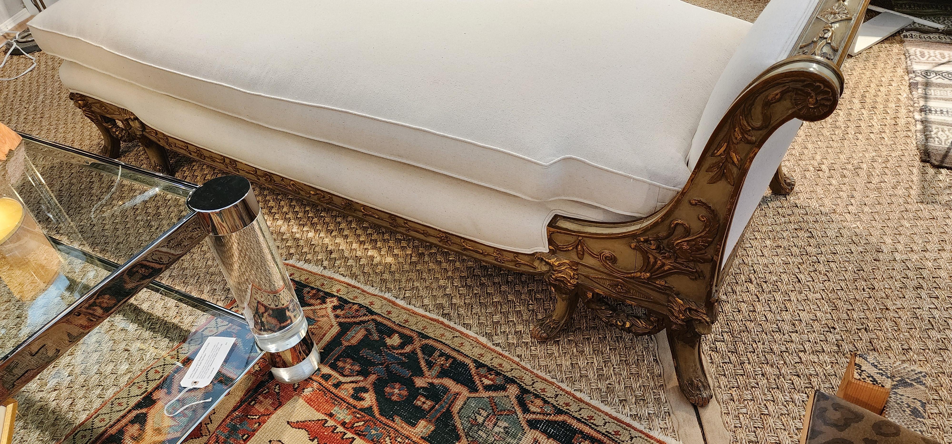 Gilded Age Highly Carved Chaise Lounge 4