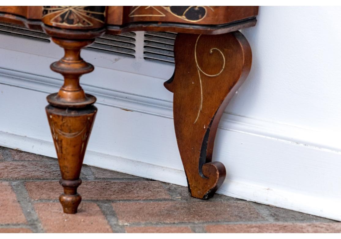 Specchio a figura intera Gilded Age Pier Marble Top in vendita 8