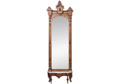 Gilded Age Pier Marble Top Full Length Mirror