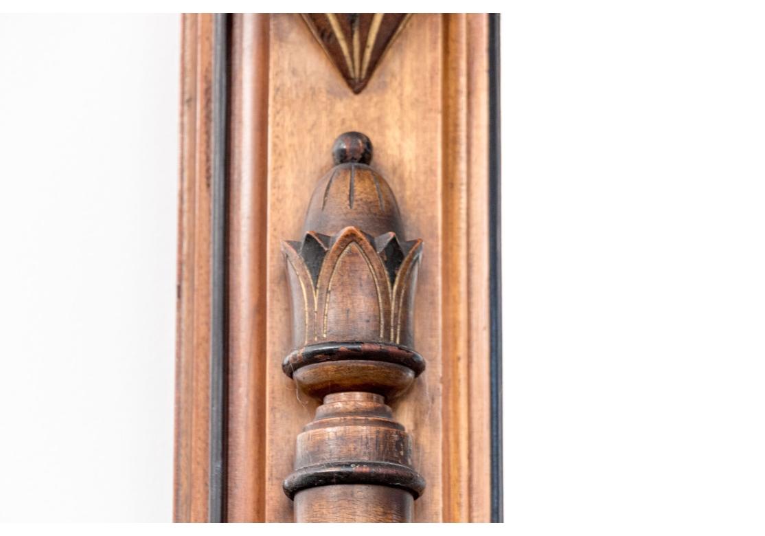 Vittoriano Specchio a figura intera Gilded Age Pier Marble Top in vendita