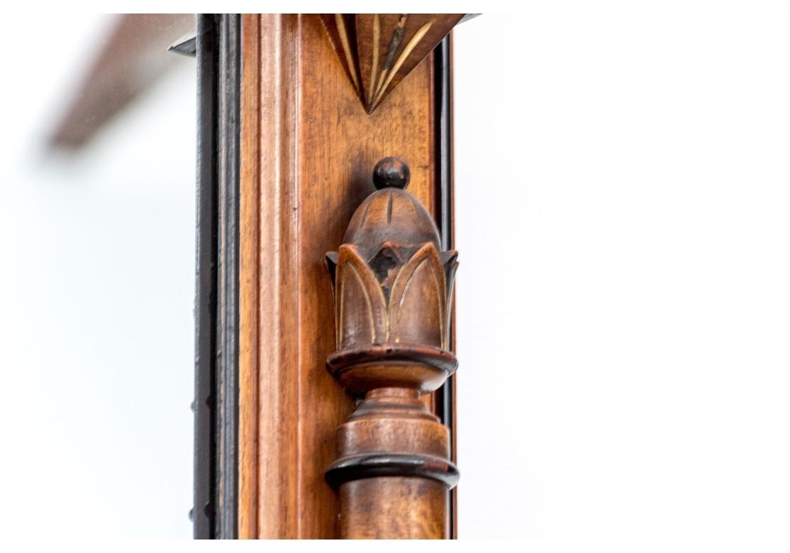 Intagliato Specchio a figura intera Gilded Age Pier Marble Top in vendita