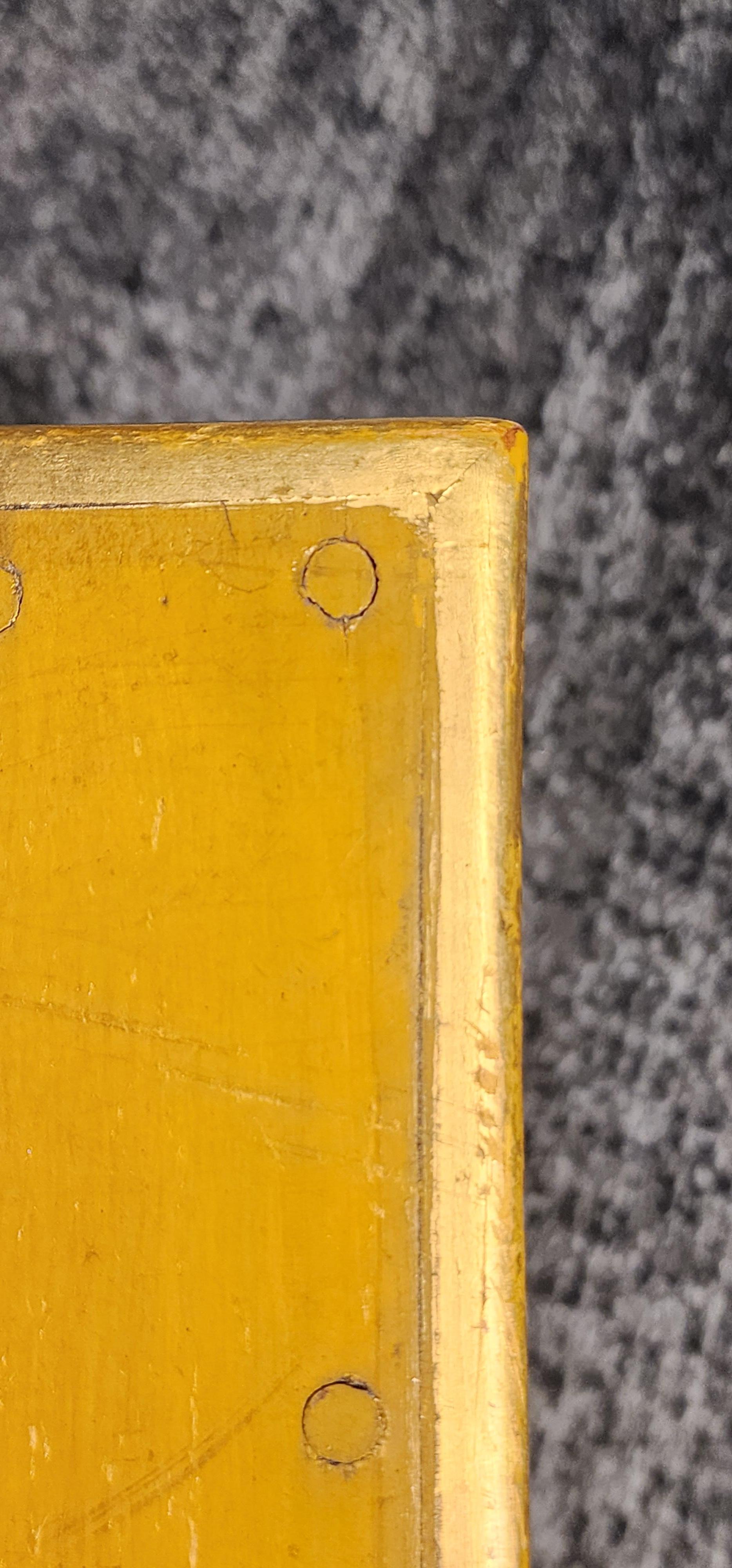 Gilded and Painted Thebes Stool American 1900 For Sale 3