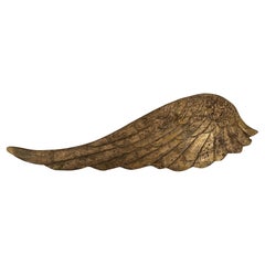 Gilded Angel Wing Sculpture