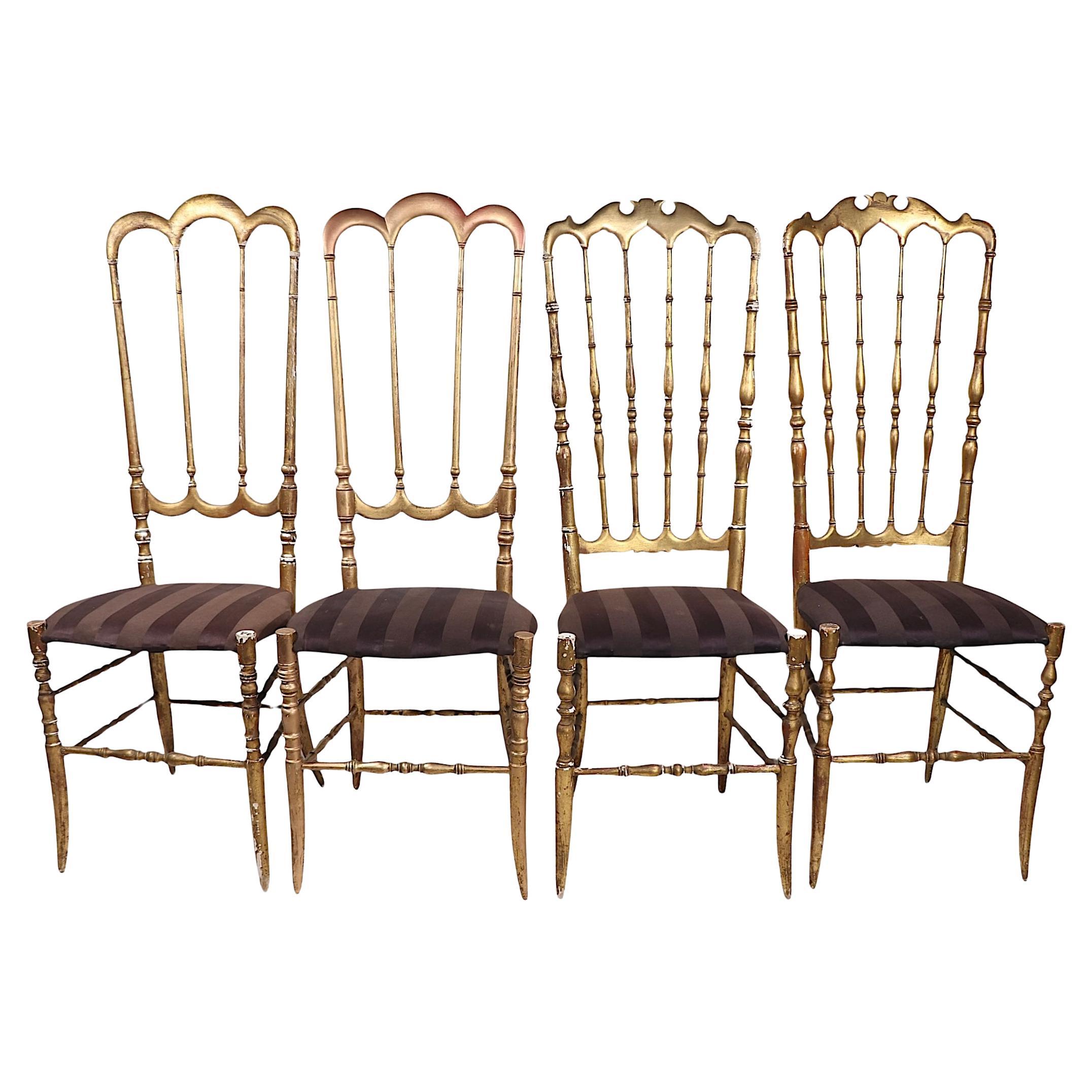 Gilded Ballroom Cafe Bistro Dining Chairs Two Pairs available