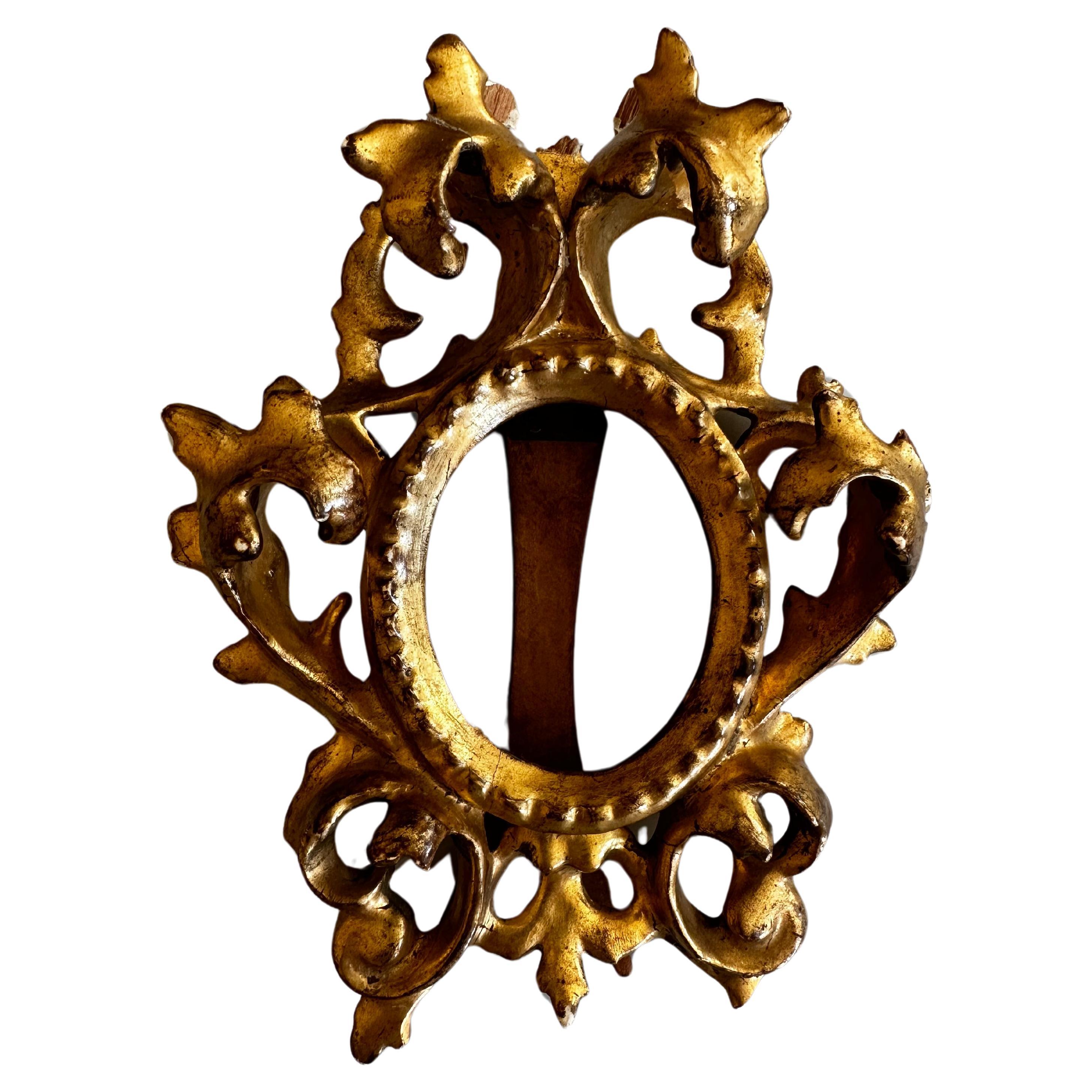 Gilded baroque frame, acanthus baroque/portrait frame