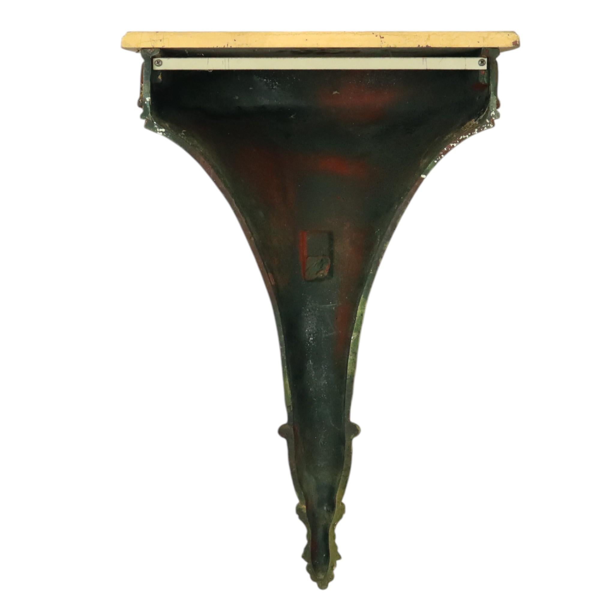 Gilded Baroque Style Mirror With Console Acanthus France For Sale 10