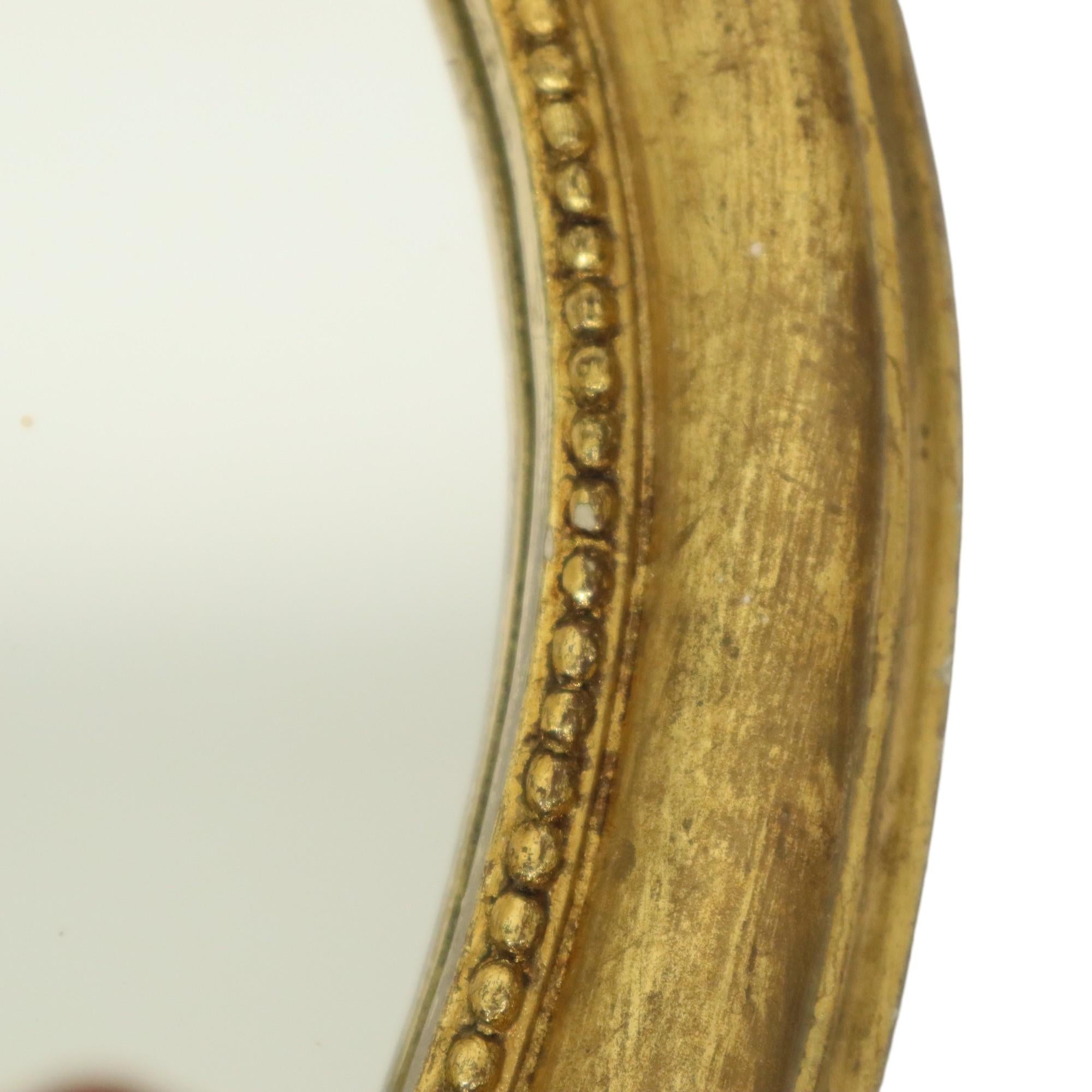 Glass Gilded Baroque Style Mirror With Console Acanthus France For Sale