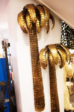 Gilded Big Palmer Wall Lamp in Gold Finish