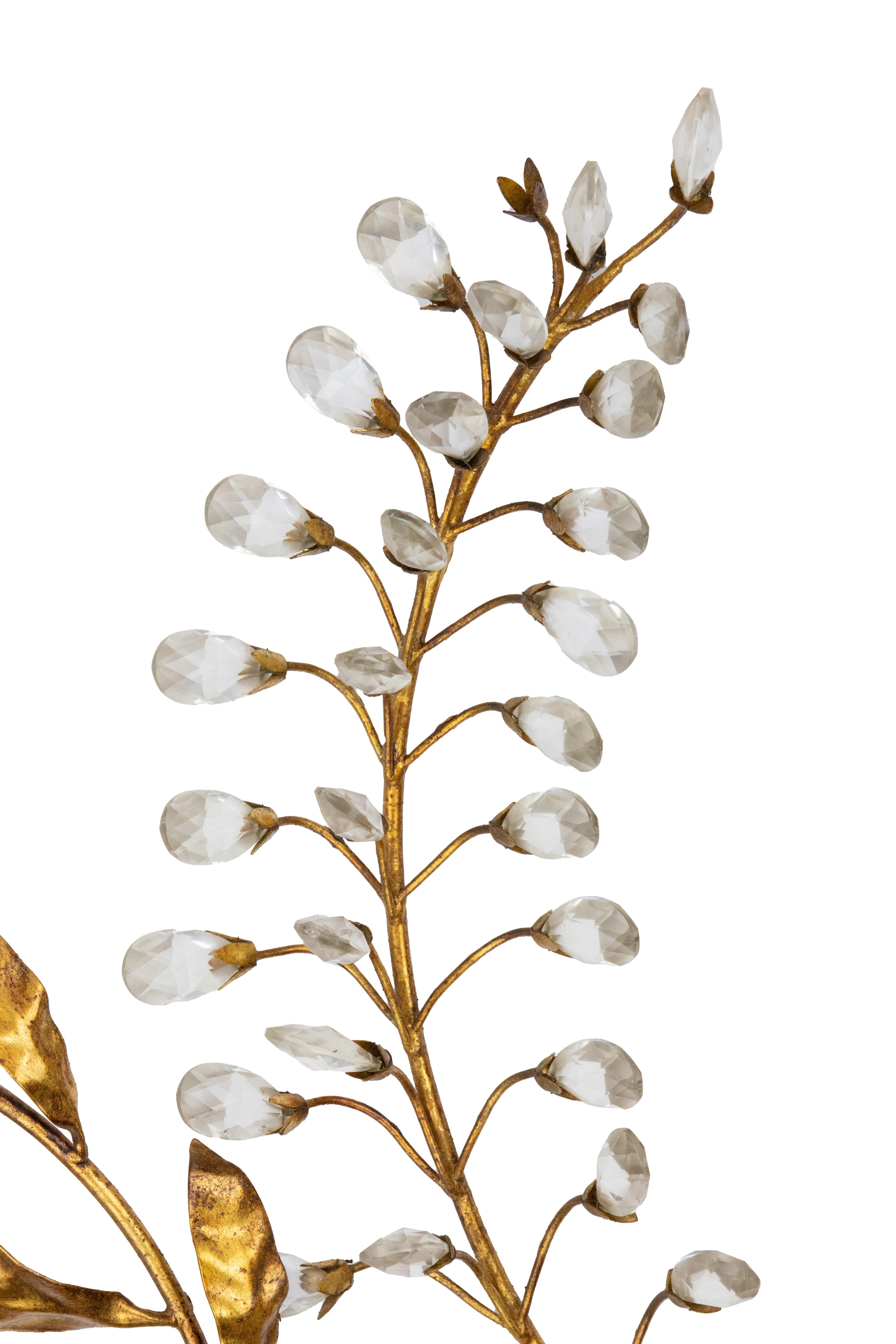 20ième siècle Lampe à support en laiton doré dans le style de Hans Kohl - Fin du 20e siècle en vente