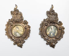 Cornici per foto in ottone dorato