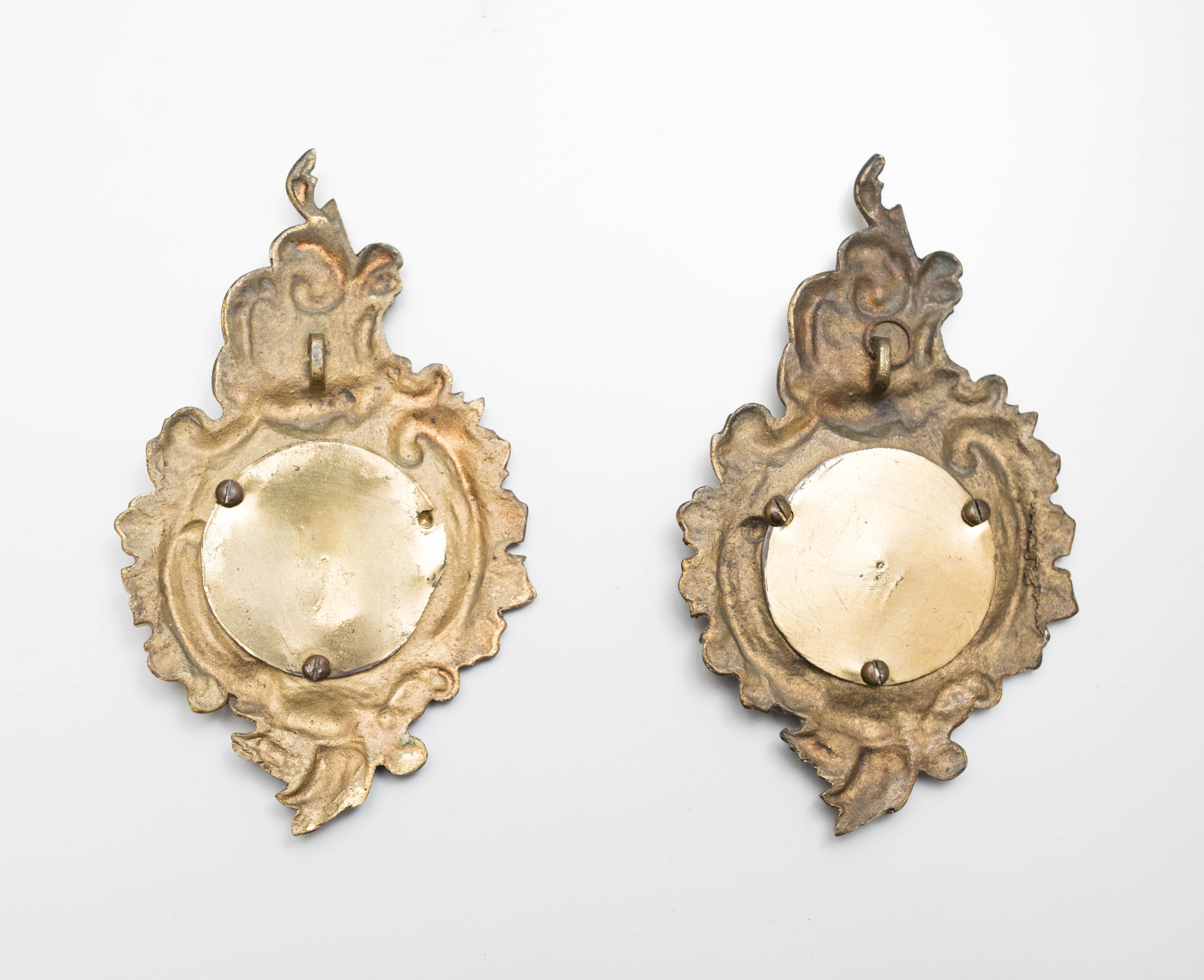 Spanish Gilded Brass Photo Frames For Sale