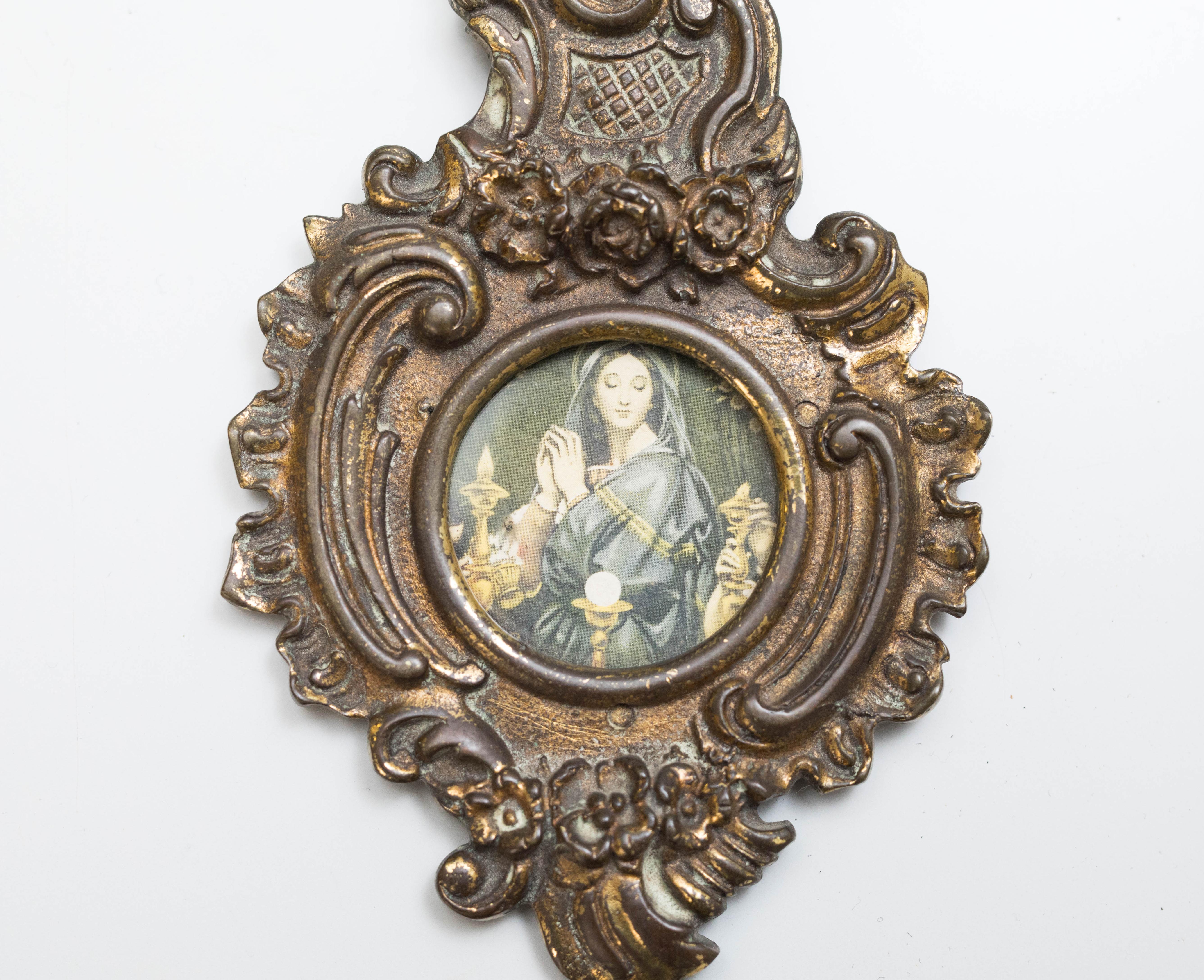 19th Century Gilded Brass Photo Frames For Sale
