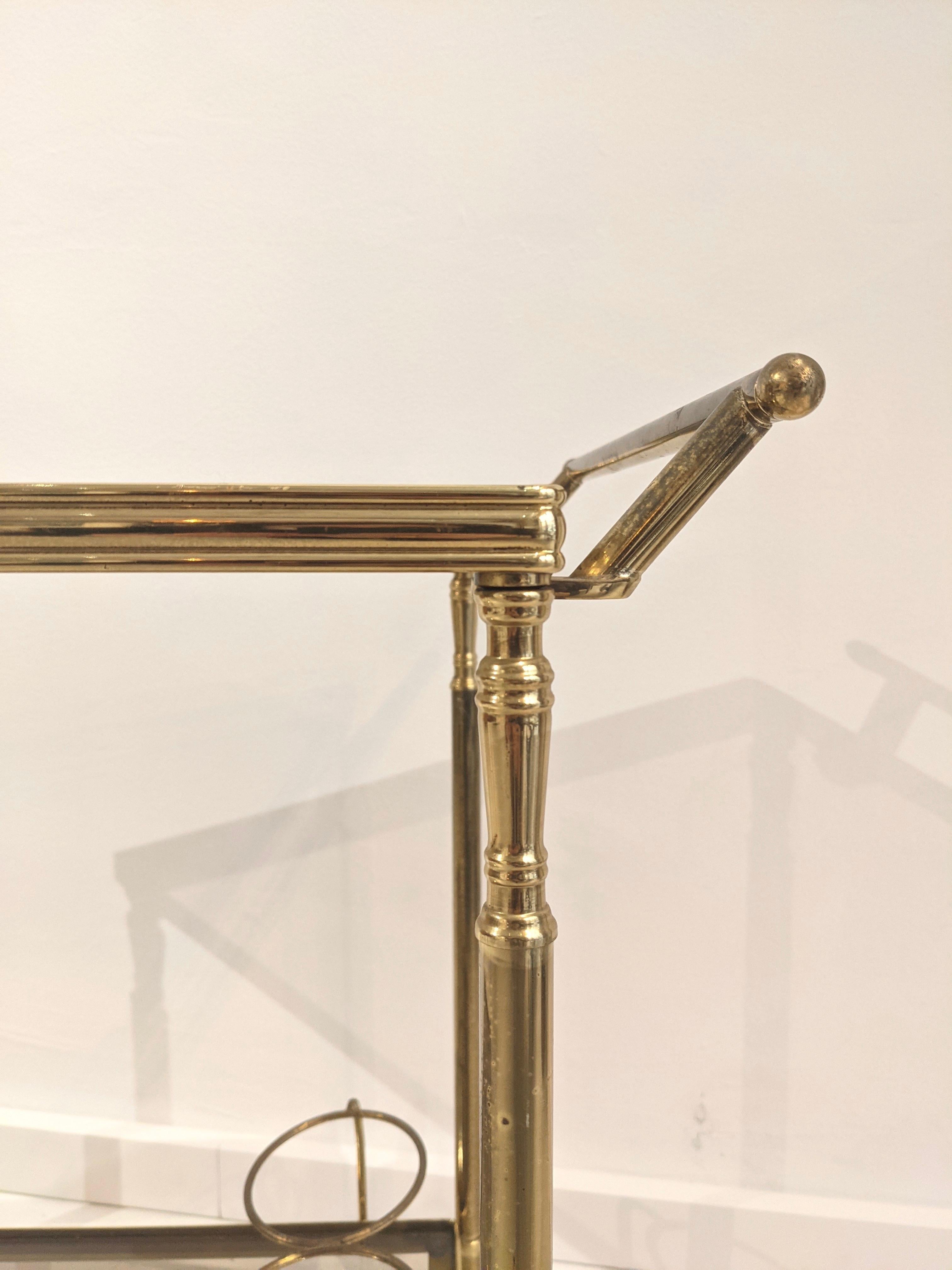 Gilded Brass Trolley For Sale 3