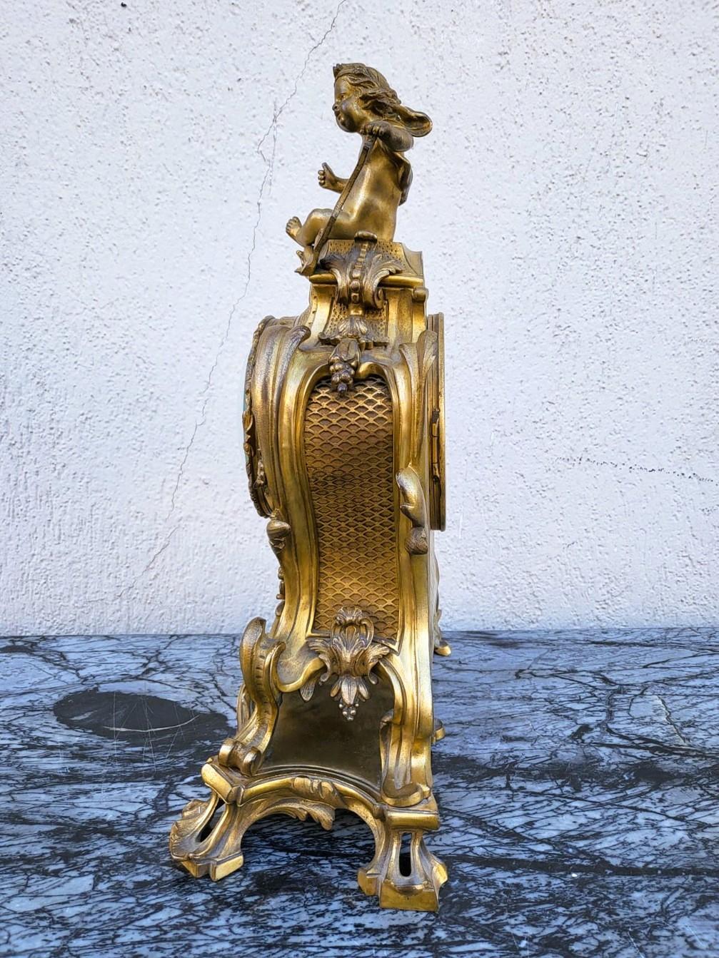 Kartell aus vergoldeter Bronze, 19. Jahrhundert (Französisch) im Angebot
