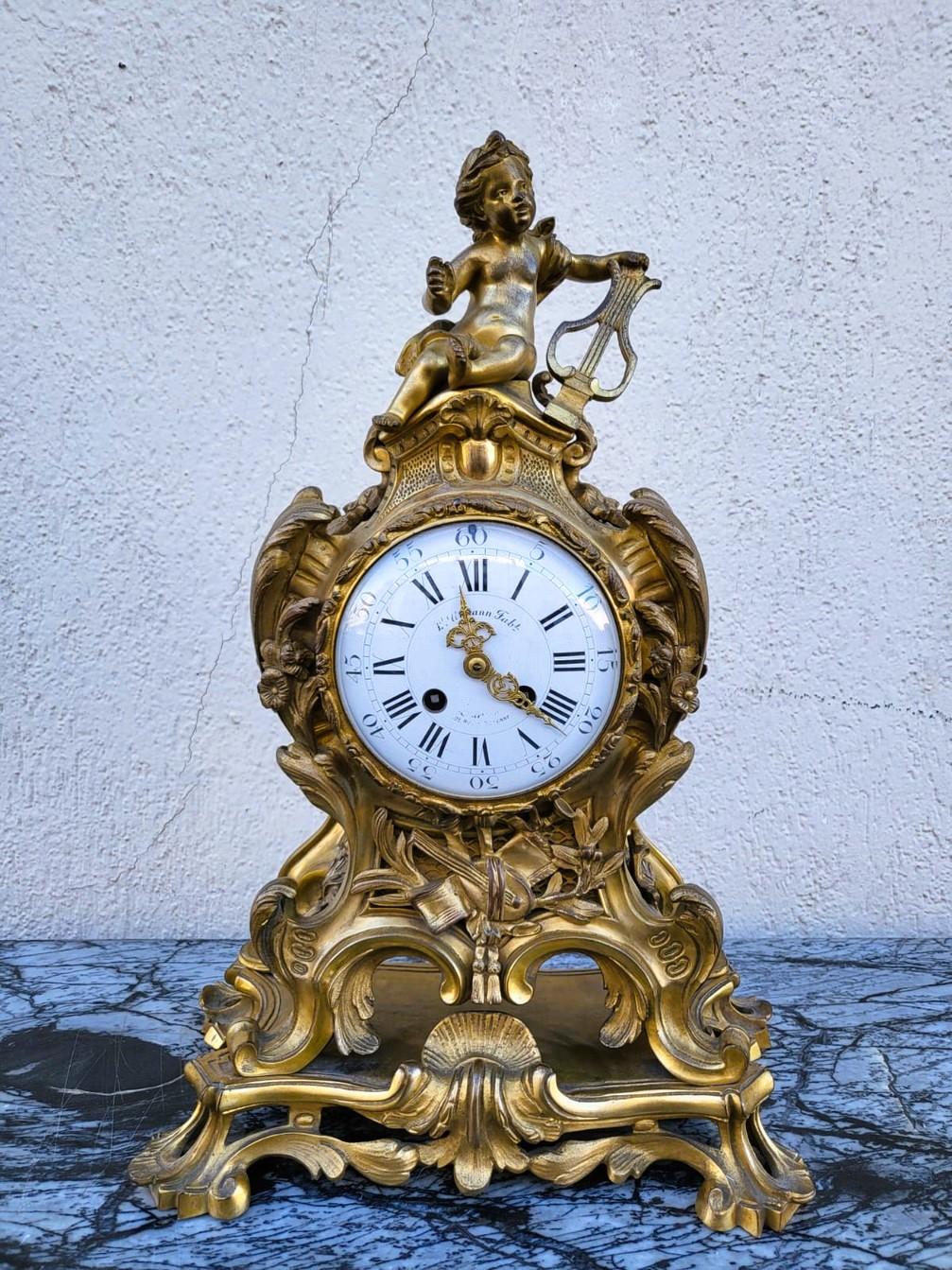 Kartell aus vergoldeter Bronze, 19. Jahrhundert im Angebot 1