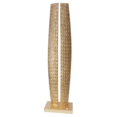 Gilded bronze floor lamp designer Patrick Laroche