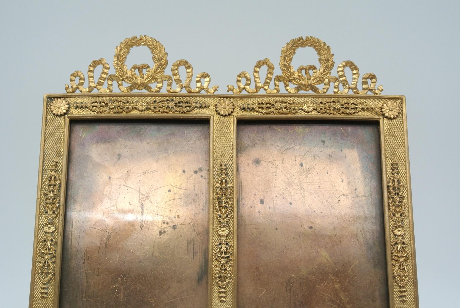Gilded Bronze Frame and Painted Porcelain Plaque 7