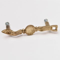 Gilded Bronze Handles by Michael Aram Hand-Crafted, USA 1990's