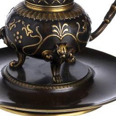 Gilded bronze inkwell - Ferdinand Barbedienne - 19th century