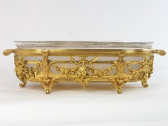 Gilded Bronze Jardinière F. Barbedienne Signed 19th Century