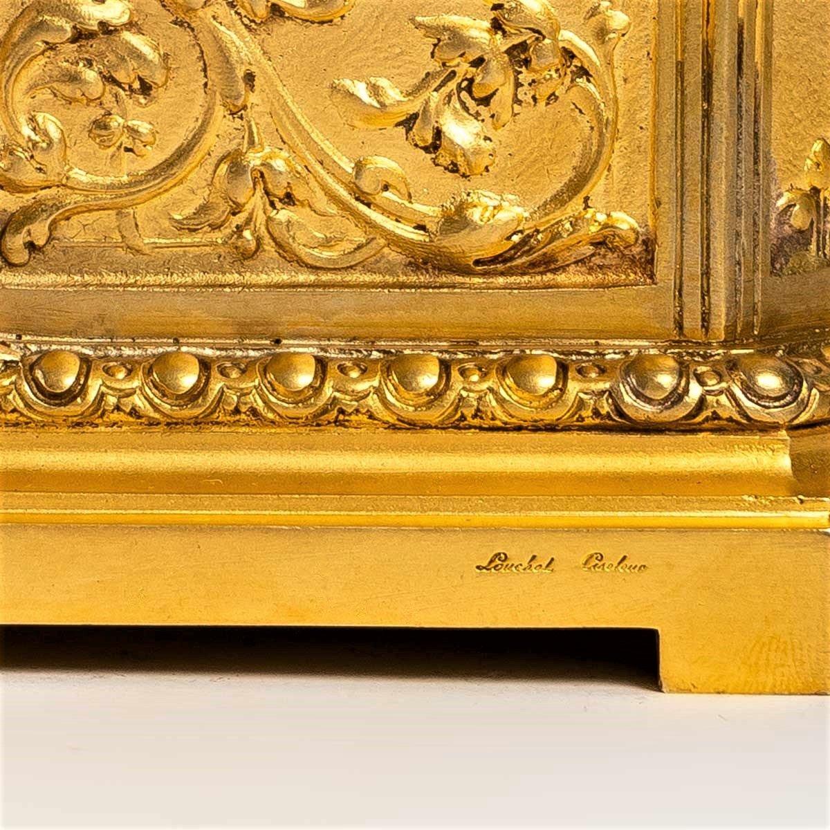 Gilded Bronze Jewelry Box by Paul Louchet 2