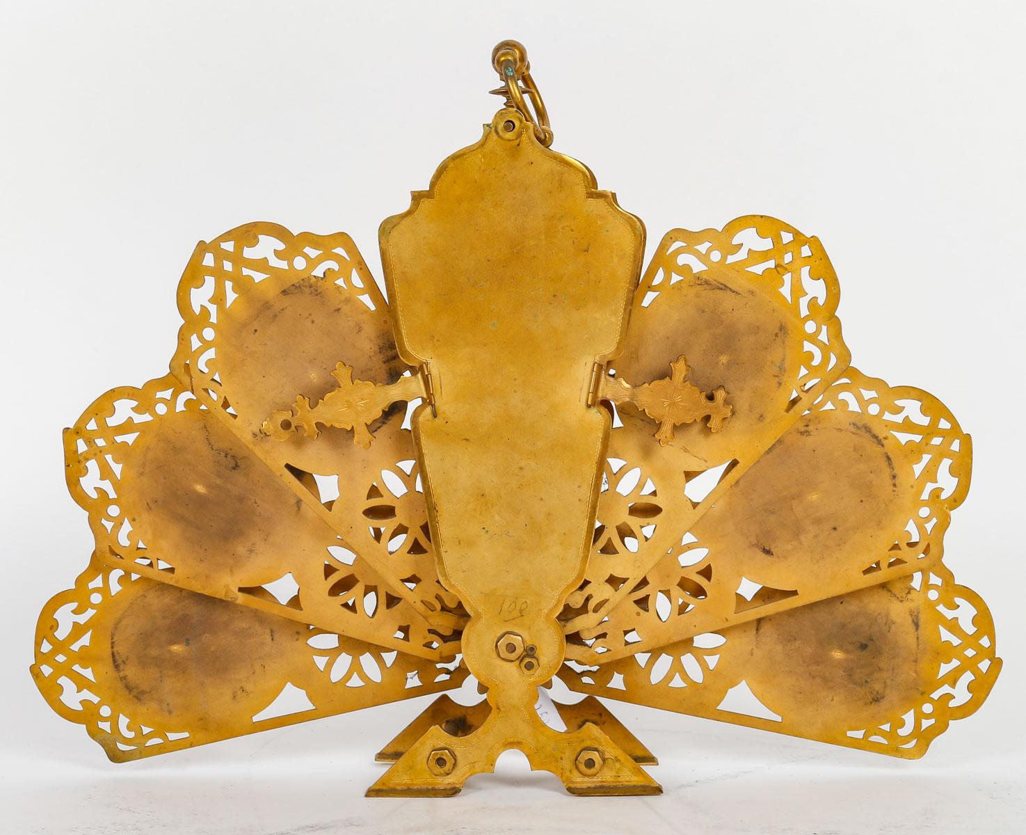 Vergoldeter Fotorahmen aus Bronze, 19. Jahrhundert. im Angebot 1