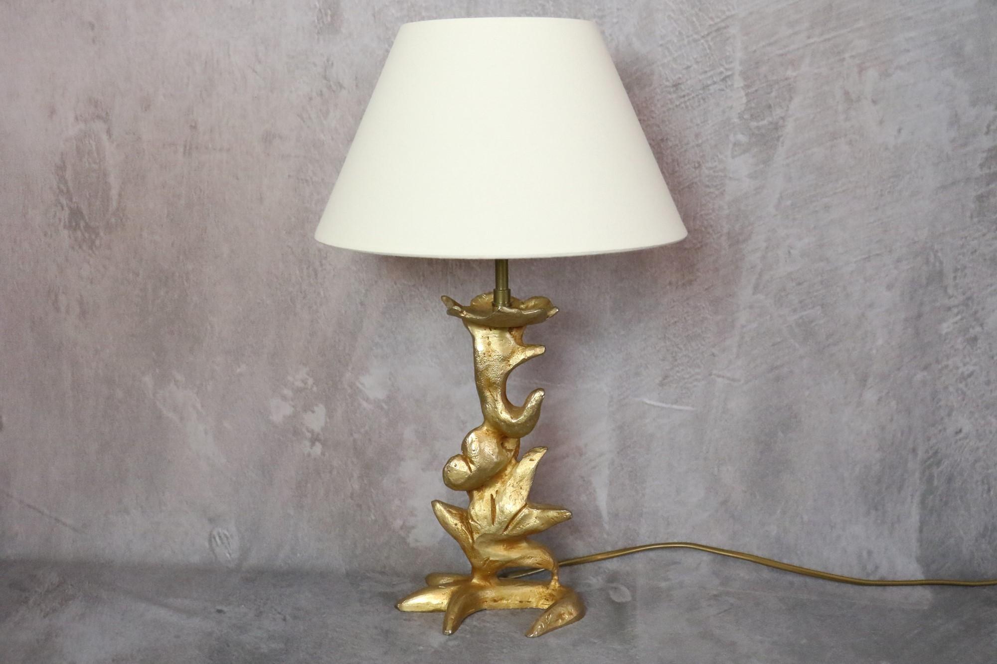Lampe de bureau en bronze doré Georges Mathias pour Fondica, France, époque Cazenove 6