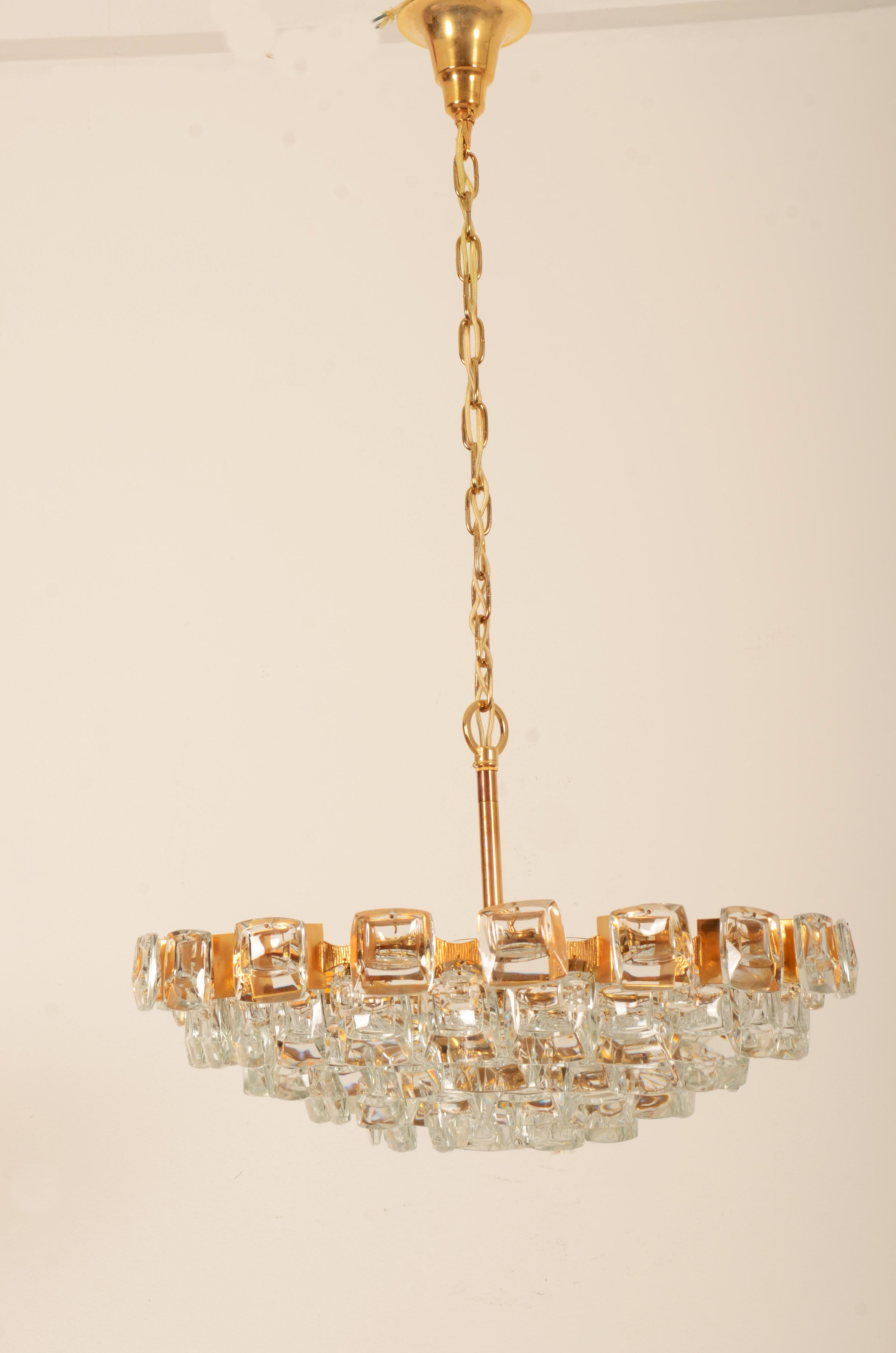 Lampadario dorato di Palwa in vendita 3