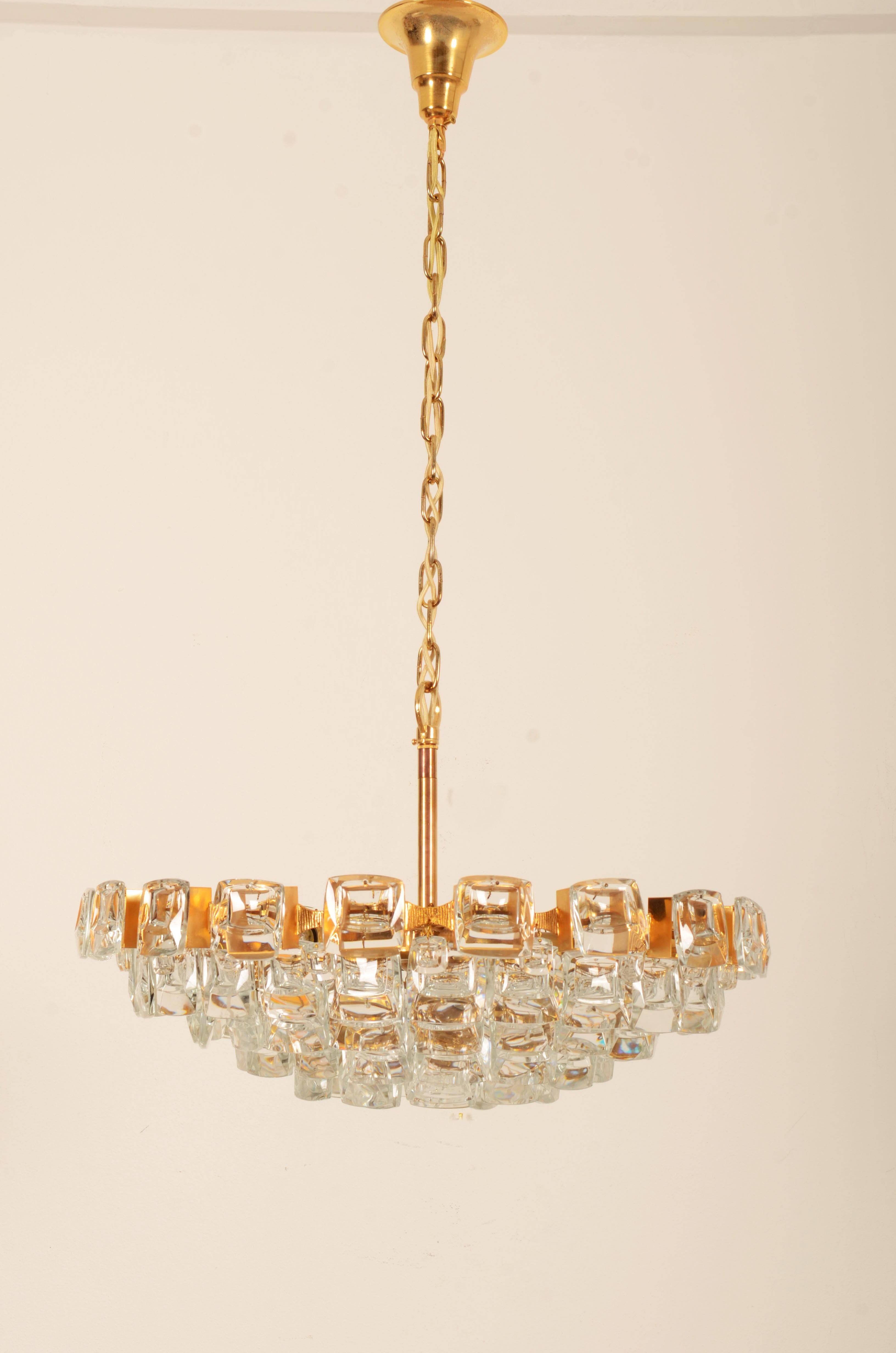 Lampadario dorato di Palwa in vendita 4