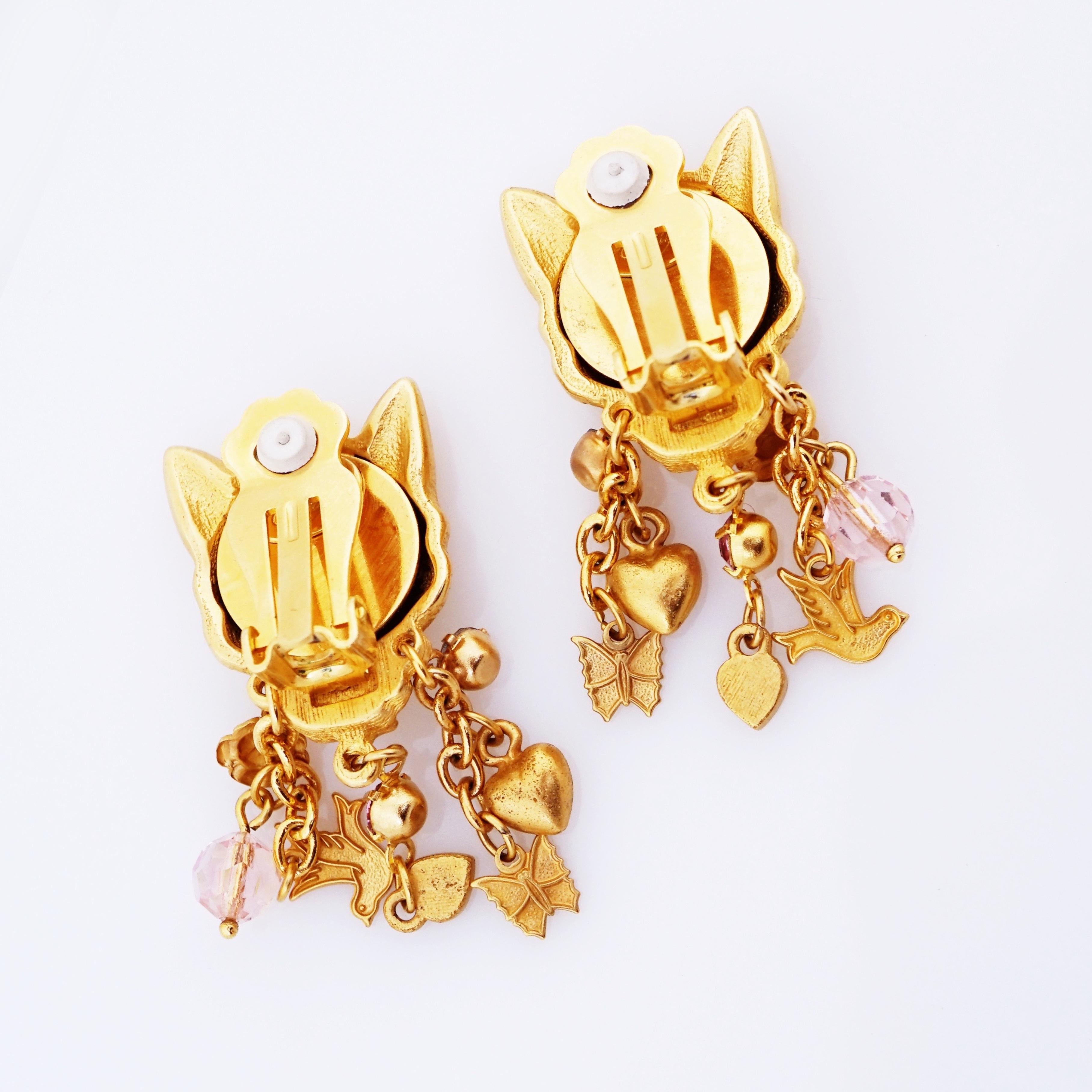 cheshire cat earrings