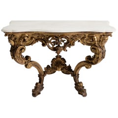Gilded Console Table