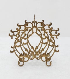 Gilded Copper Rococo Magazine Rack