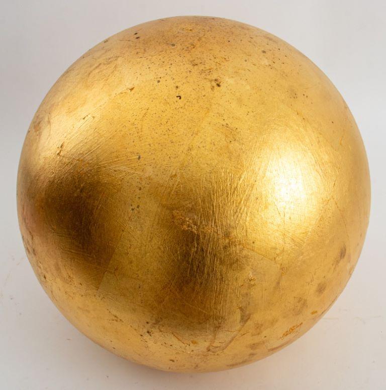 Unknown Gilded Decorative Sphere For Sale