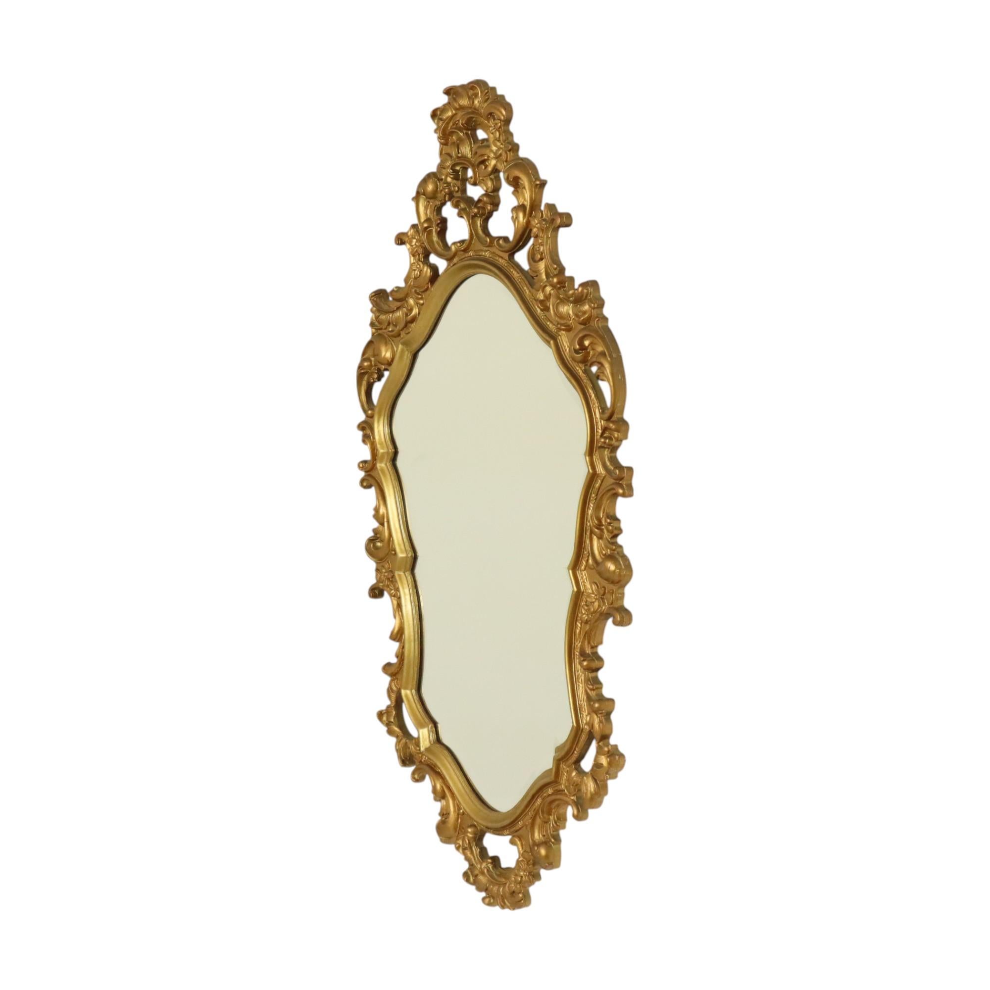 Gilded Deknudt Rococo Style Mirror Crested Mirror Acanthus 81cm For Sale 4