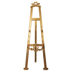 Gilded Easel or Rack for Paintings