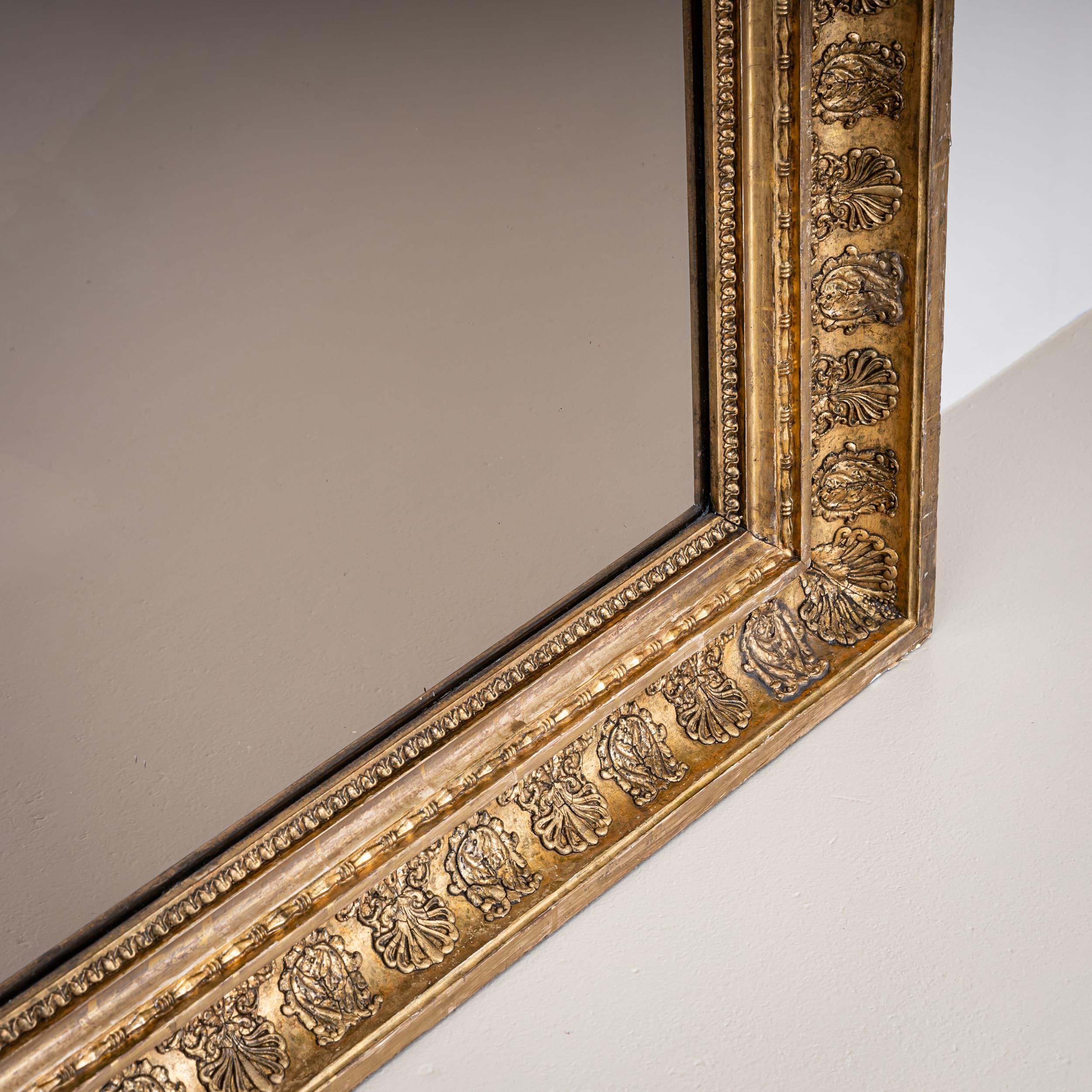 Miroir Empire doré, début du 19e siècle en vente 1