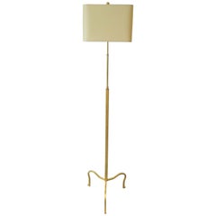Gilded Floor Lamp Designed by Albert Hadley
